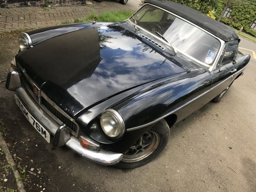 1973 MGB Roadster. Chrome Bumper. For Sale
