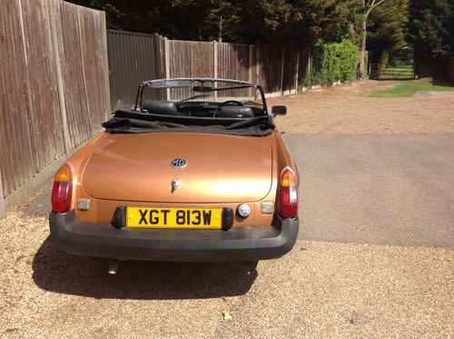 1981 MGB Sports Convertible For Sale For Sale