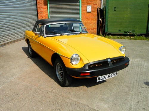1978 MG B ROADSTER (HARD TOP) For Sale by Auction