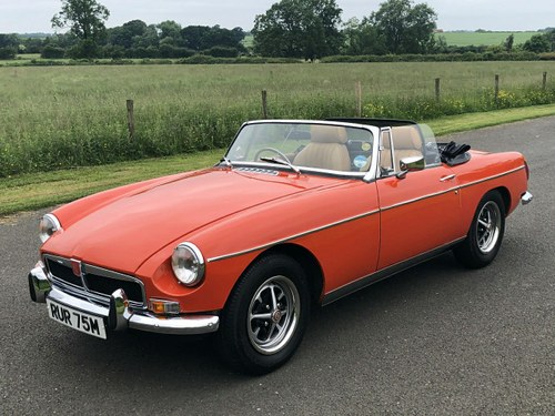 1973 MGB Roadster in excellent condition £6,900. SOLD