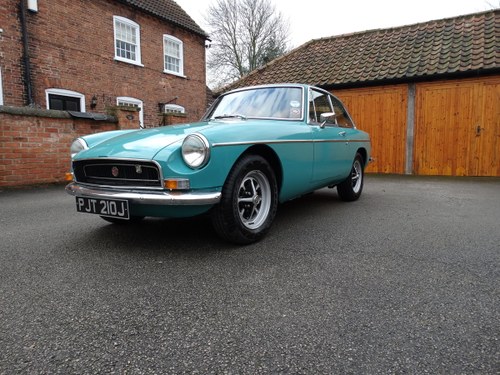 1971 Rare MGB GT (automatic) SOLD