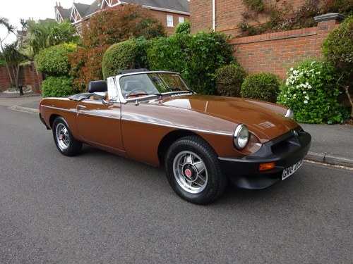 MG B ROADSTER 1980 37,000 miles only SOLD