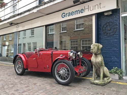 1933 MG J2 with period competition history SOLD