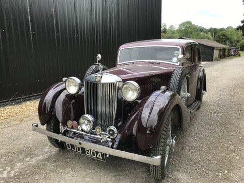 1936 MG VA Saloon - Olympia Motor Show Car SOLD