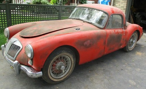 1958 COMING SOON - MGA FIXED HEAD COUPE  For Sale