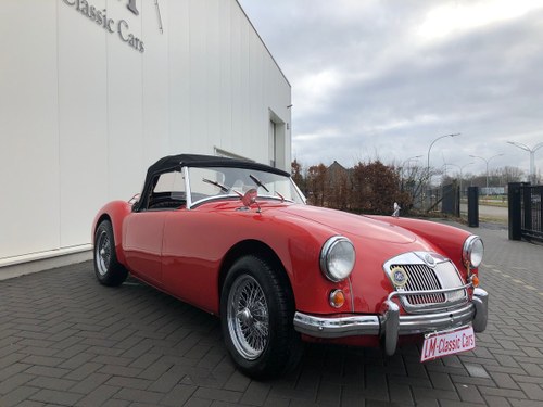 1956 MG-A roadster top condition For Sale