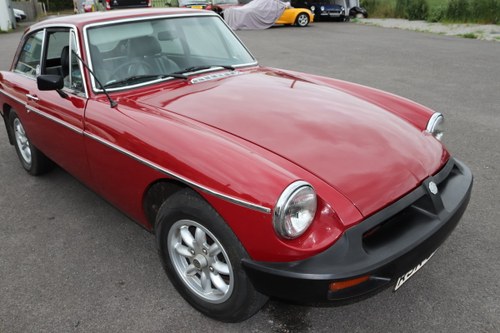 1977 MGB GT , Carmine red For Sale