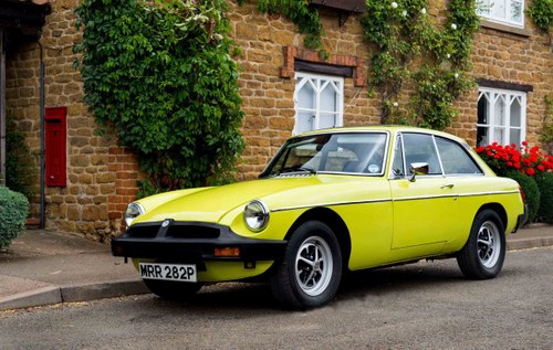 MGB GT 1976 Citron Yellow SOLD