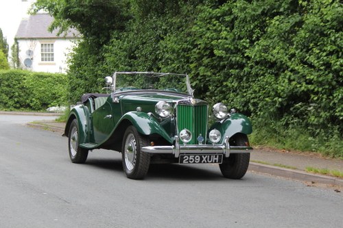 1953 MG TD - Exceptional Condition - 5 Speed Gearbox VENDUTO