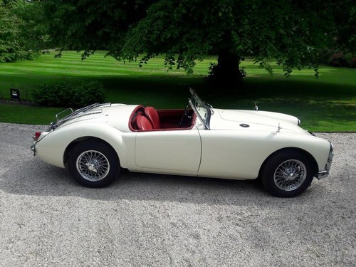 Mga old englisch white 1958 restored car 31500 euro SOLD