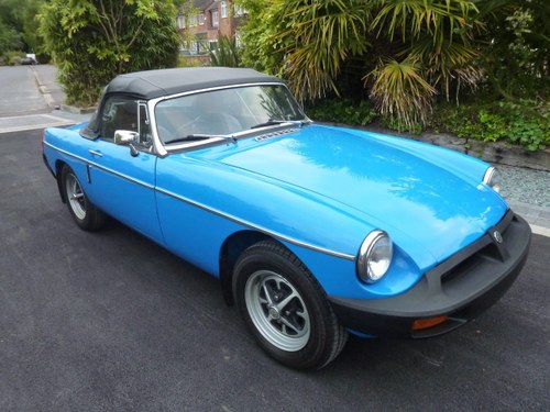 1979 MGB Roadster  one current owner from new SOLD