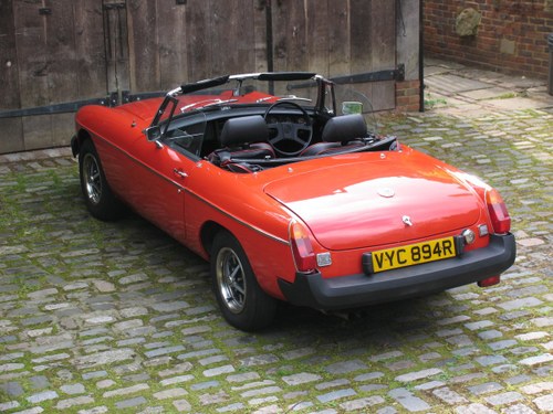 1977 STUNNING MGB ROADSTER For Sale