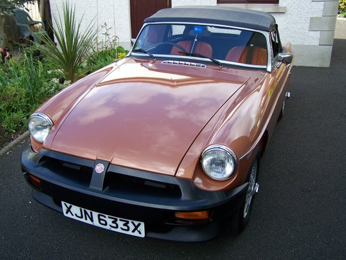 1980 MGB LE Roadster. Just 3592 Miles From New. For Sale