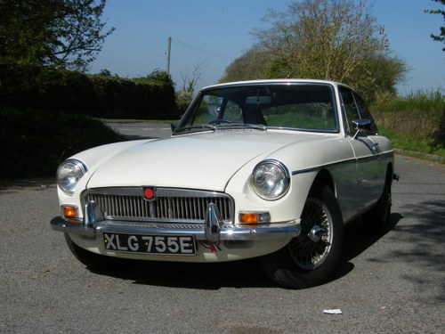 1967 MGB GT Old English White For Sale
