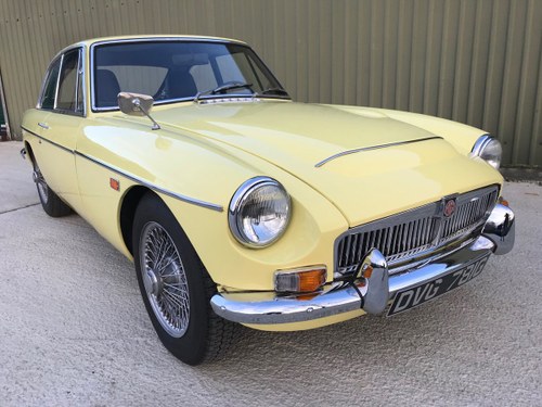 1969 MGC GT LHD recent significant detailed expenditure In vendita