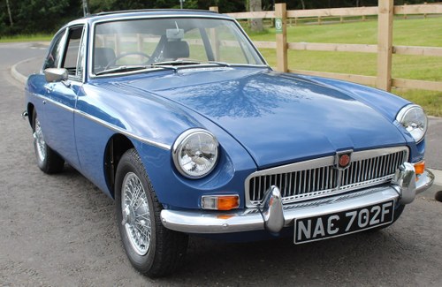 1967 MGB GT MK1 With Overdrive  , Wire Wheels  Webasto Roof SOLD