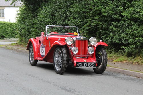 1936 MG PB - 2017 Mille Miglia Entrant & Finisher SOLD