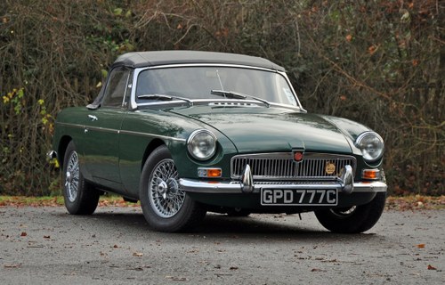 1965 MGB Roadster, Restored with Heritage Shell SOLD