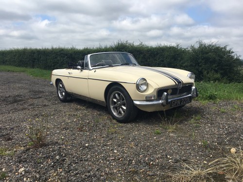 1973 MGB GT Chrome Bumper Roadster - Free Delivery - LHD Option  SOLD
