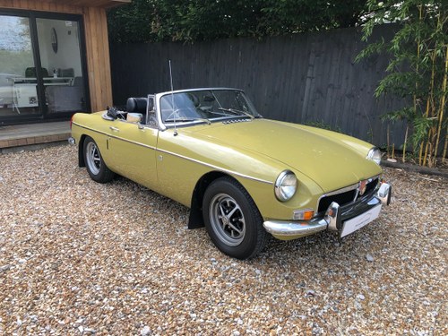 1973 Lovely MG B Convertible, Superb Condition  SOLD