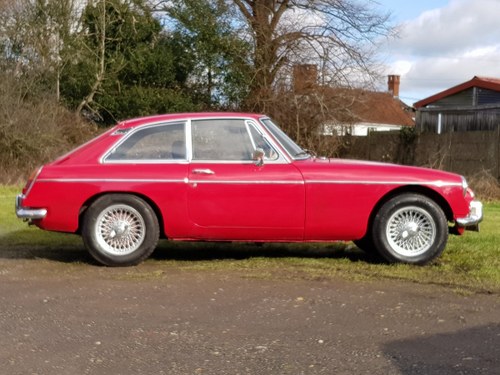 1050 MG B GT Mk1, 1966, Tartan Red For Sale