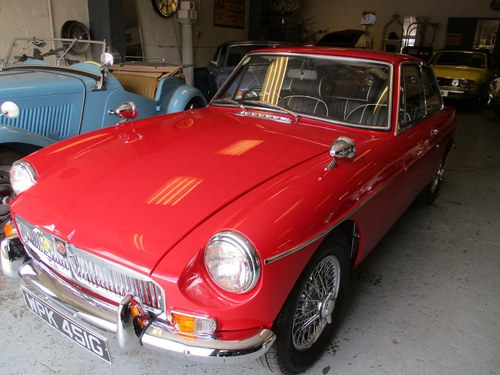1969 MG B GT - Great Example For Sale