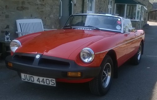1977 1978 MGB Roadster.    Price reduced SOLD