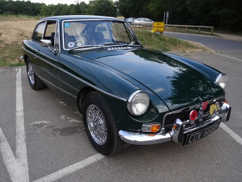 MGB GT 1973 British Racing Green OverDrive poss PX For Sale