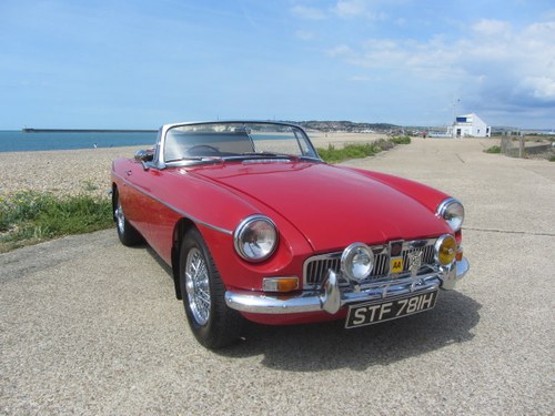 1969 MGB Roadster with Heritage Shell and Rebuilt Engine  VENDUTO