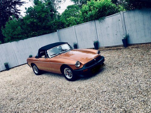 1981 MGB LE ROADSTER SOLD