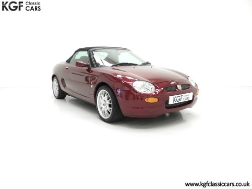 1999 A Limited Edition Individually Numbered MGF 75th Anniversary VENDUTO