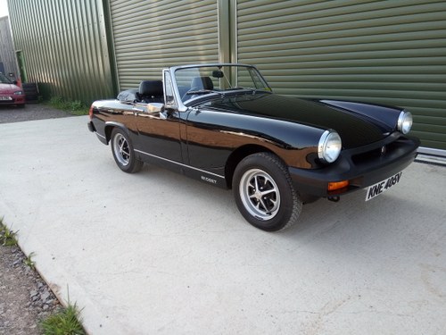 1980 Mg Midget. Low Mileage. Astonishing condition SÅLD