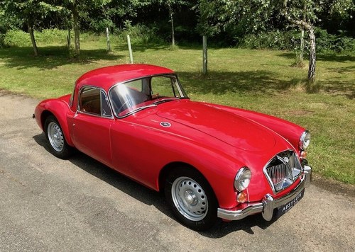 1962 MGA MKII 1600 Deluxe Coupe 1 of 23 built  SOLD