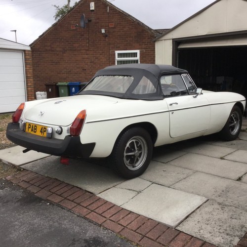 1976 mgb roadster White  SOLD