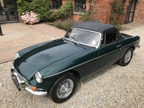 1979 MG B Roadster, Photographic Restoration, O/D, CWW For Sale