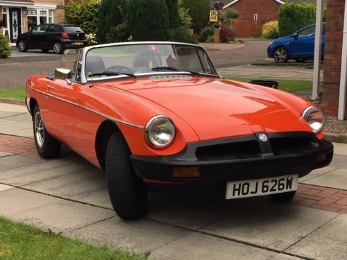 Exceptional 1981 MGB Roadster Manual with O/D In vendita