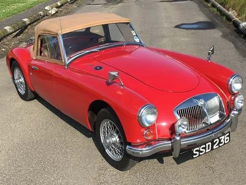 1961 MG A 1600 MkII at Morris Leslie Auction 17th August In vendita all'asta