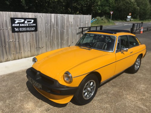 1976 MG BGT 1.8 - Manual - with webasto roof  For Sale