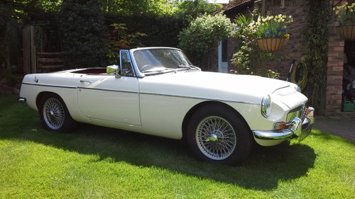 1968 MGC Roadster, manual with overdrive. SOLD