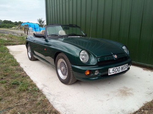 1994 MG RV8 rare UK car in superb condition SOLD