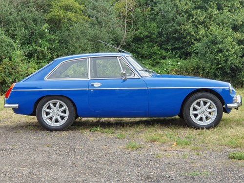 MG B GT, 1973, Teal Blue In vendita