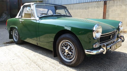 1970 Mike Authers Classics ltd offer a stunning MG Midget in BRG For Sale