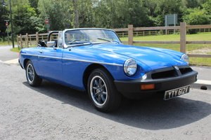 1977 MGB Roadster With Overdrive Beautiful Condition  SOLD