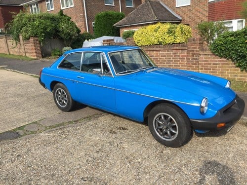 1978 Pageant Blue MGB GT, SOLD