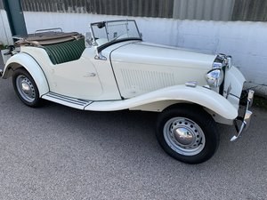 MG TD 1952 in old English white  SOLD