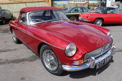 1965 MGB Roadster, Bare shell rebuild in Nightfire Red SOLD