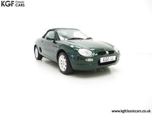 2001 A Stunning MGF 1.8i with ‘MG’ Cherished Registration SOLD