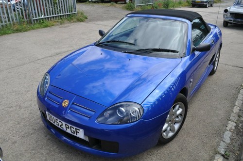 2002 MG TF TROPHY BLUE MOT 43000 MILES VERY GOOD CONDITION SOLD