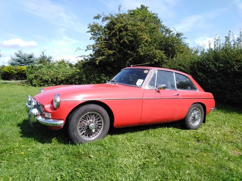1967 Red MG B GT SOLD
