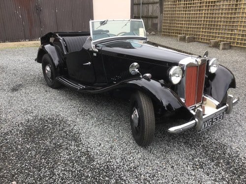 1952 MG TD Fabulous car for a special collector In vendita